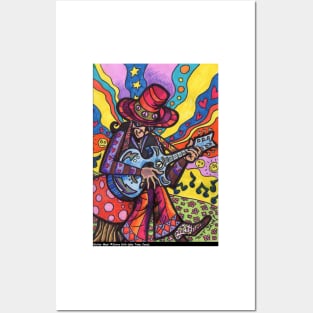 'GUITAR MAN' Posters and Art